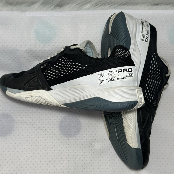 Wilson Rush Pro Ace Tennis Shoes Black White Athletic Sneakers - Picture 4 of 8
